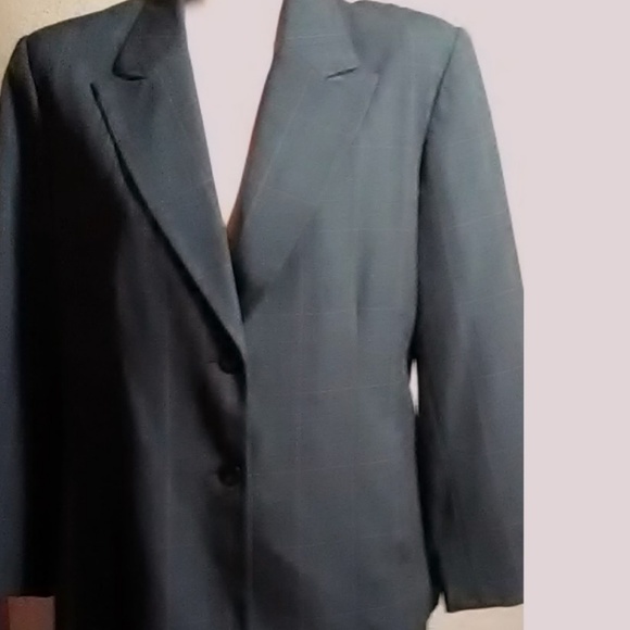 Apt 9 New Gray Plaid Blazer Size 16 - Picture 3 of 6